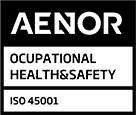 Sello AENOR ocupational health safety ISO45001